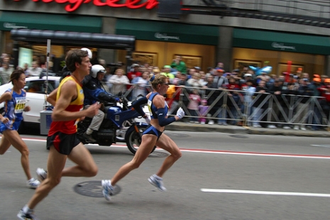 Marathon! (Via <a href="http://www.flickr.com/photos/tomsly/51712403">Thomas Sly</a>.)